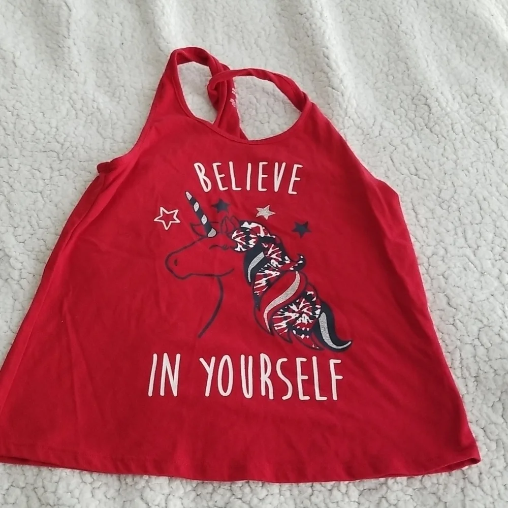 Way To Celebrate Patriotic Girl's Tank